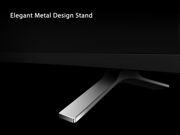 Toshiba Smart HD TV with elegant metal design stand