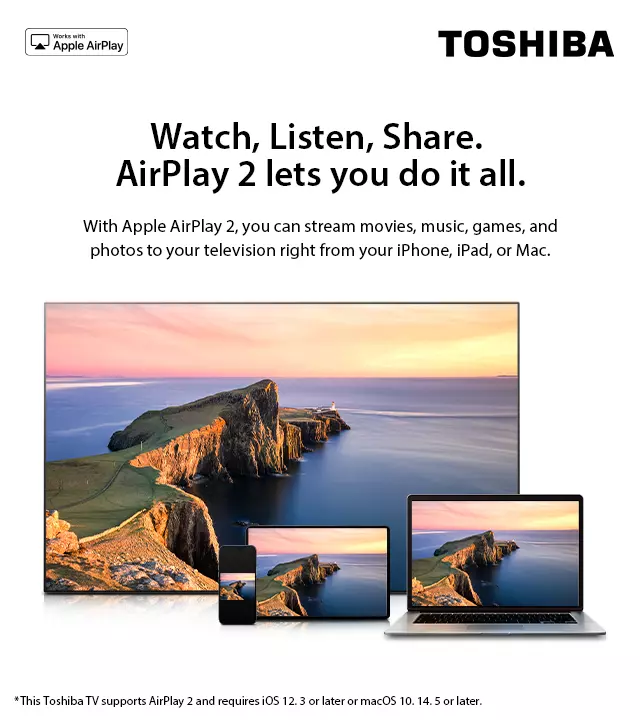 Toshiba 4K Smarter TV with Color Re-master technology