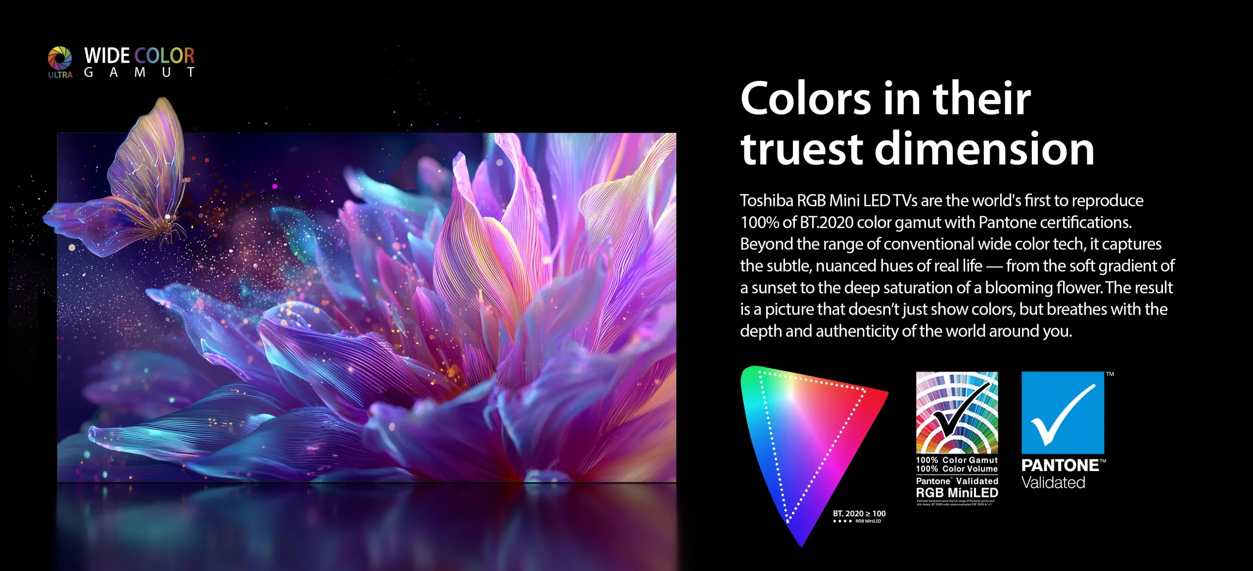 Toshiba ZXSP 85 Inch 4K RGB Mini LED TV | Toshiba Tv